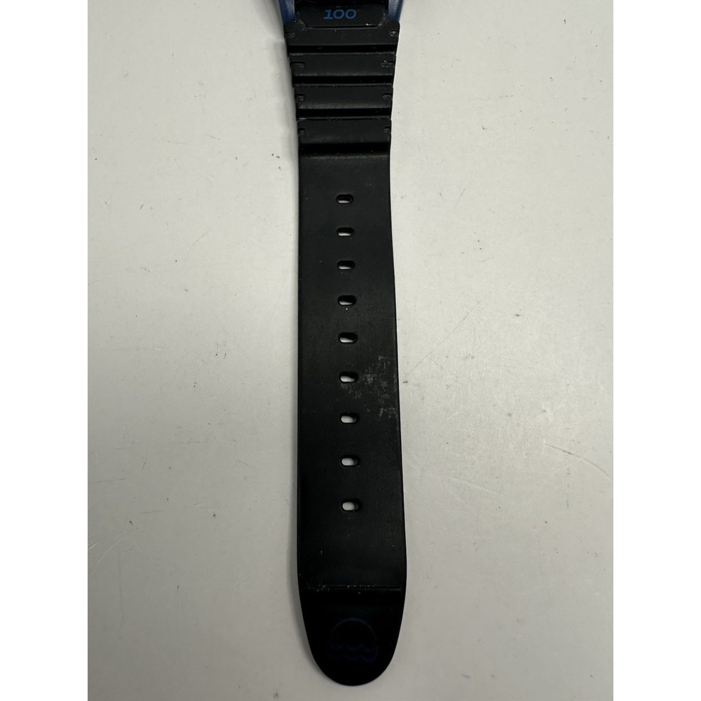 Timex Atlantis 100 Blue Case 745 New Battery 1996 D8 39MM 8" Rare Vintage F91 - Picture 6 of 13